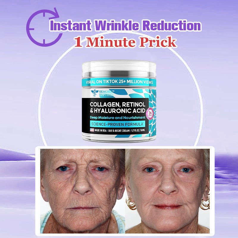 SEAGRIL-PEPTIDE  Wrinkle Reducing Cream contains 12 different peptides (eliminates wrinkles in 2 minute)