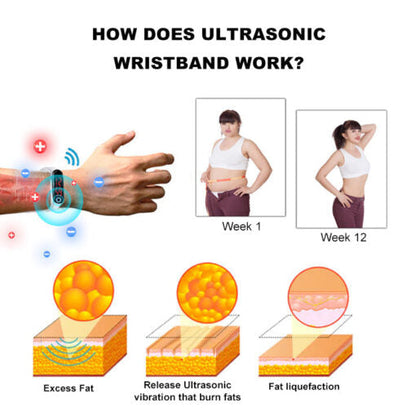 (🎁LAST DAY 70% OFF) SEAGRIL™ Ultrasonic Fat Blasting and Detoxing Wristband - Energy Balance 🔥